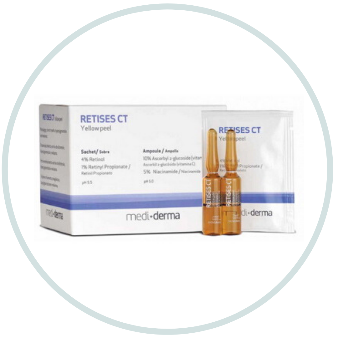 Mediderma Retises CT Yellow peel (Желтый пилинг), 6 амп по 1,5 мл и 6 саше по 5 мл - Пилинги